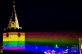 Guernsey church projects Pride colours in show of LGBTQ+ support