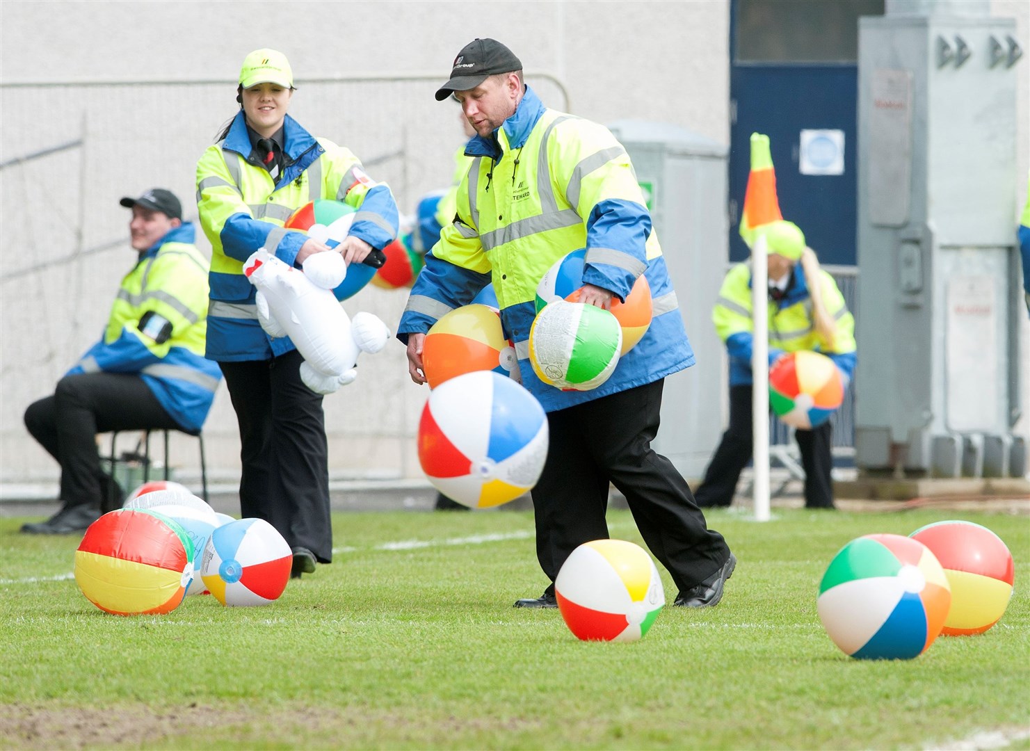 Mention beachballs to a Ross County fan, and chances are they will think back to the Highland derby in the 2012/13 split. Picture: Ken Macpherson
