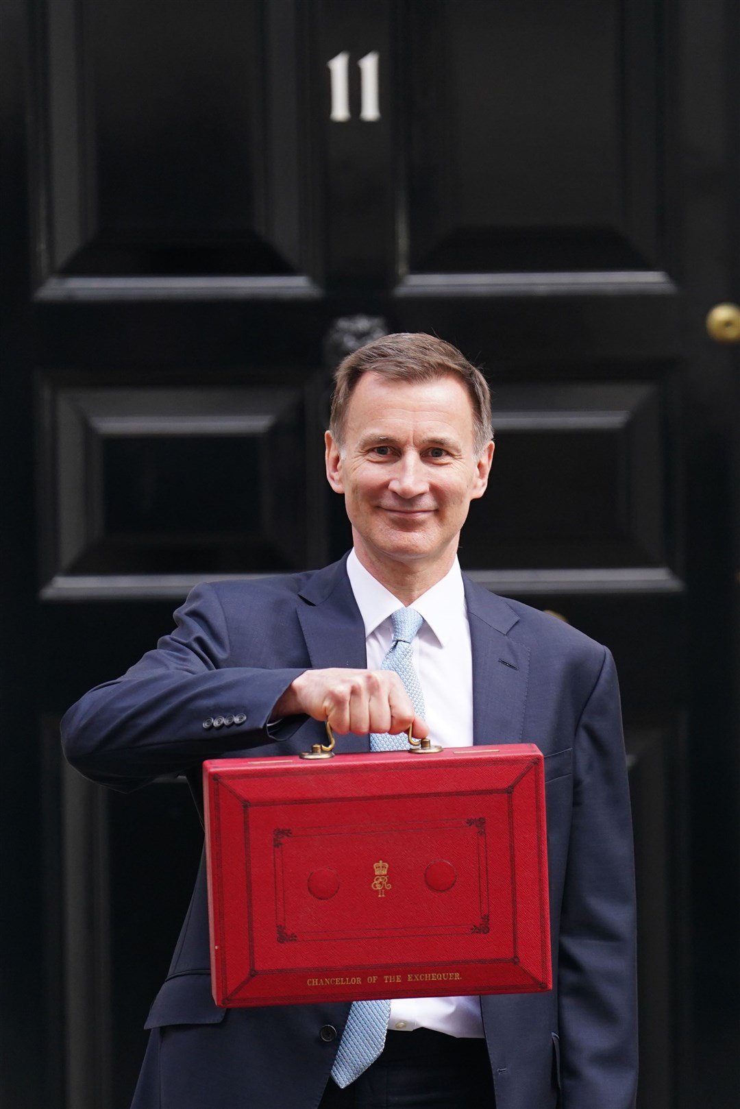 Chancellor of the Exchequer Jeremy Hunt paid for the No 11 carpet out of his own pocket (James Manning/PA)