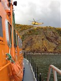 Trio in Ross cliff drama winched to safety