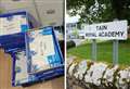 Crates of shirts winged their way to schools in Ross-shire 