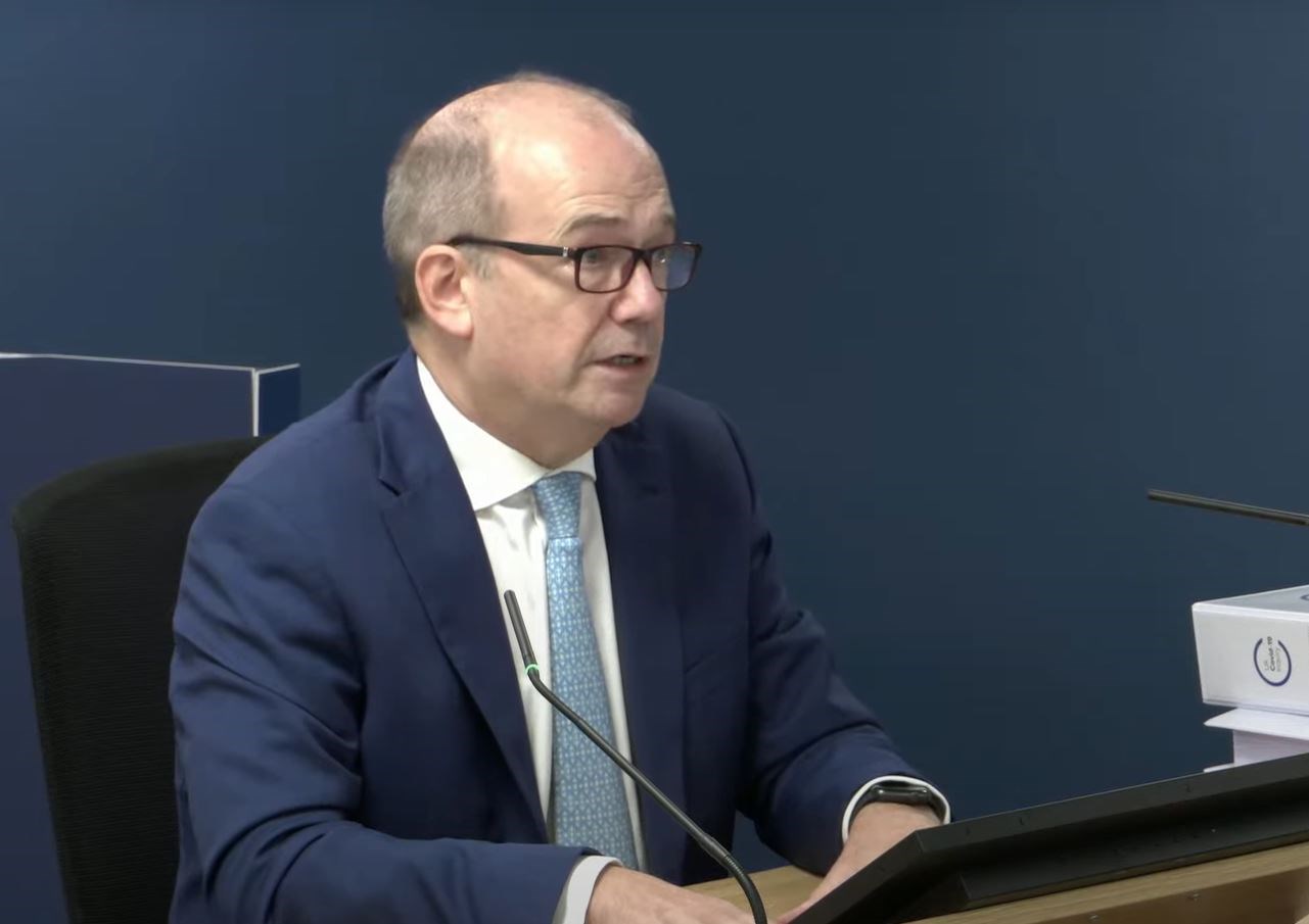 Professor Sir Michael McBride, Chief Medical Officer for Northern Ireland since 2006, has been giving evidence to the Covid-19 Inquiry in Belfast (UK Covid-19 Inquiry/PA)