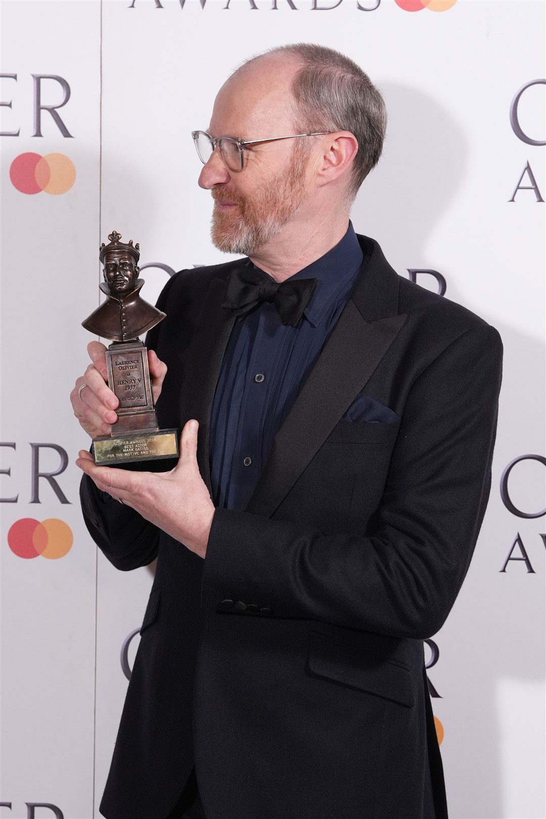Mark Gatiss picked up the best actor award at the Oliviers (Ian West/PA)